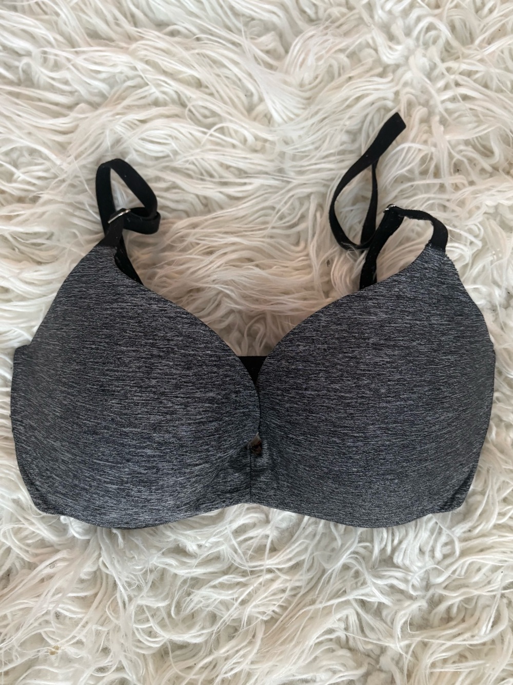 Victoria's Secret PINK Gray Marl Push-Up Bra 34DD